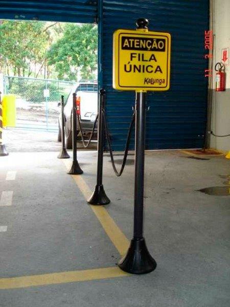 Organizador de fila plástico