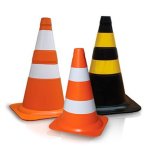 Cones de sinalização