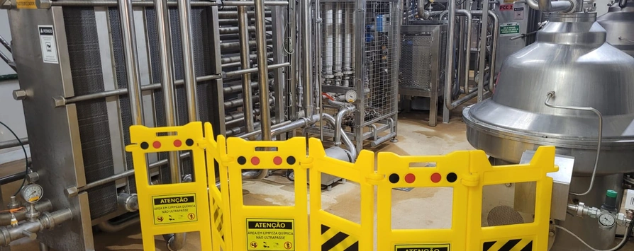 Barreira Modular de Segurança Industrial