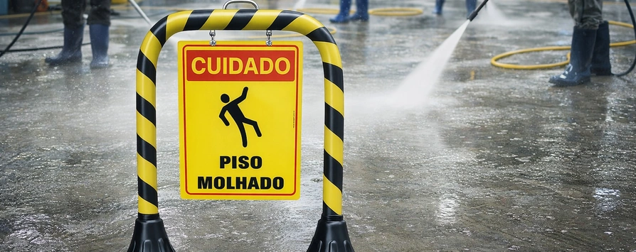 Cavalete de Segurança para Áreas Industriais