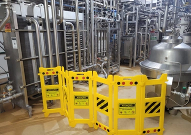 Barreira Modular de Segurança Industrial da Tuboart