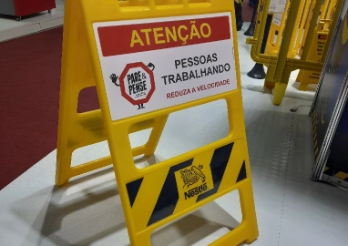 Cavalete de Advertência Visual da Tuboart