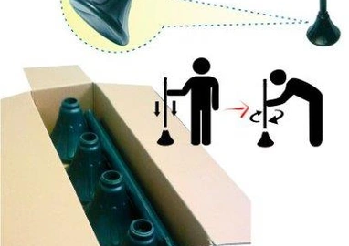 Kit Pedestal Sinalização da Tuboart