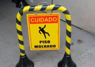 Placa de Piso Escorregadio da Tuboart