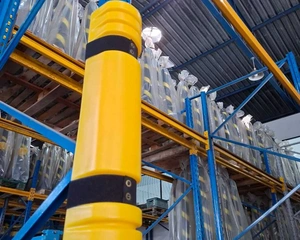 Protetor de impacto para porta pallets da Tuboart