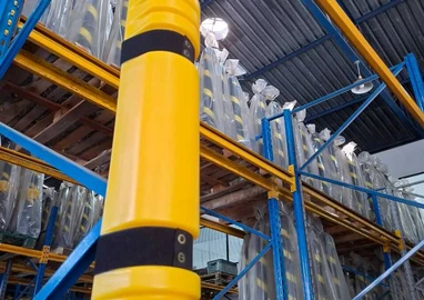 Protetor de Impacto para Porta Pallets